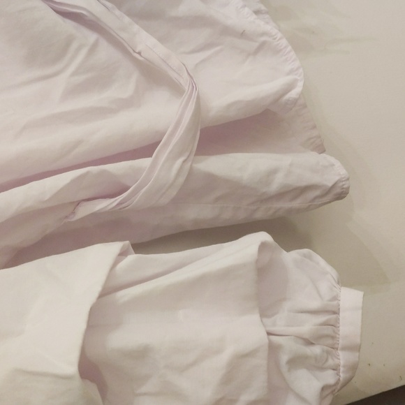 White cross over blouse - Picture 2 of 8